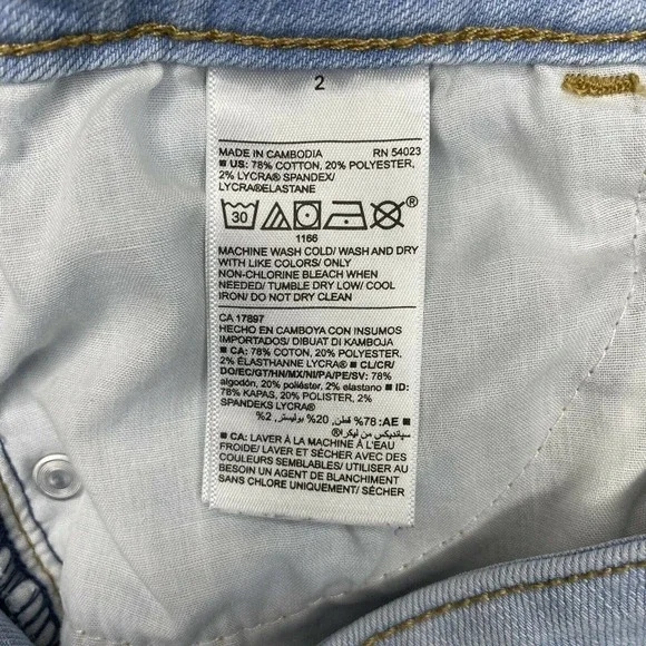 Old Navy Super Skinny Blue Denim Mid-Rise Stretch Jeans Pants Sz 2 - Picture 8 of 10